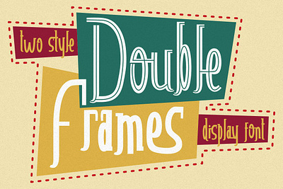 Free Display Font - Double Frames boys font