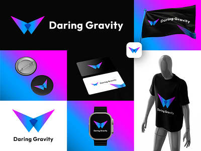 Daring Gravity - Logo | Brand Identity abstract logo creative creative logo flat logo flat logo design gravity logo logo designs logofolio logos logotype minimal logo minimal logo design minimalist logo minimalist logo design modern logo modern logo design sci fi logo scientific logo simple logo