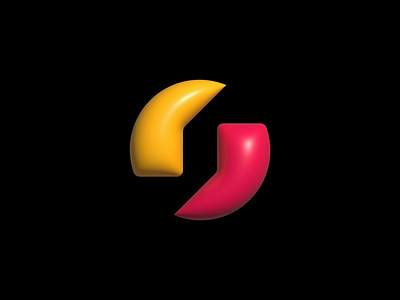 3d logo version 3d blockchain branding crypto design logo logodesign logotype design vector