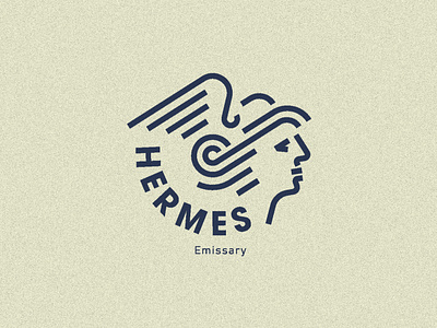 Hermes mark branding design graphic design hermes illustration logo mythology typography ui ux vector
