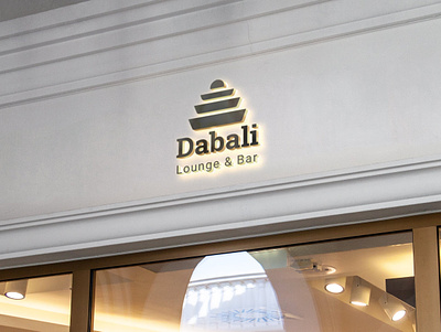 Dabali Lounge & Bar branding design illustration logo