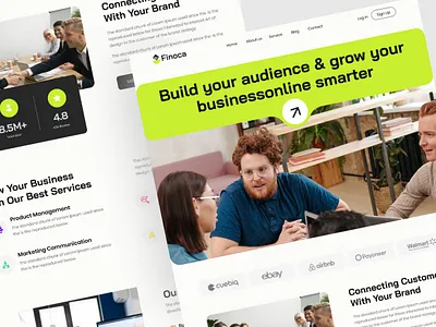 Digital Marketing Agency Landing Page content digital agency landing page marketing marketing agency promotion seo socaial marketing ui ux web website