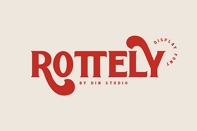 Rottely - Modern Display Font calligraphy display display font font font family fonts hand lettering handlettering lettering logo sans serif sans serif font sans serif typeface script serif serif font type typedesign typeface typography