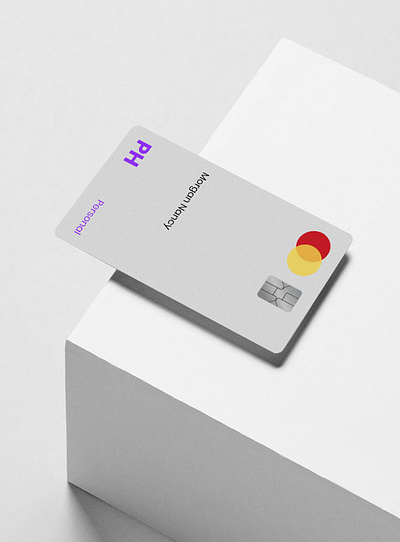 Neo-bank debit card design adobexd branding designer ui