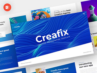 Creafix - Creative Powerpoint Template abstract annual business clean corporate download google slides keynote pitch pitch deck powerpoint powerpoint template pptx presentation presentation template professional slides template ui web