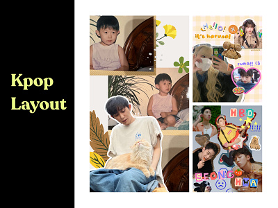 Kpop Layout (Mini Poster) design graphic design kpop layout design poster