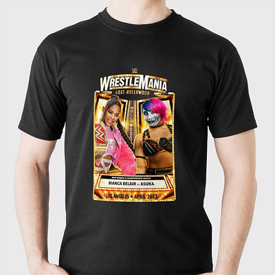 Wwe Wrestlemania 39 Bianca Belair Vs Asuka T-shirt