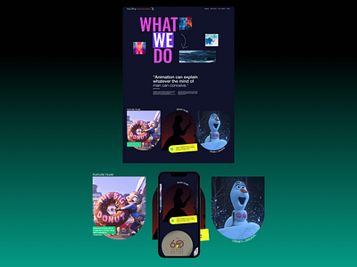 Walt Disney, корпоративный сайт design figma graphic design tilda ui ux websites дизайн для walt disney дизайн для корпоративного сайта дизайн для мобильной версии карточки для сайта корпоративный сайт мобильная версия страница что мы делаем