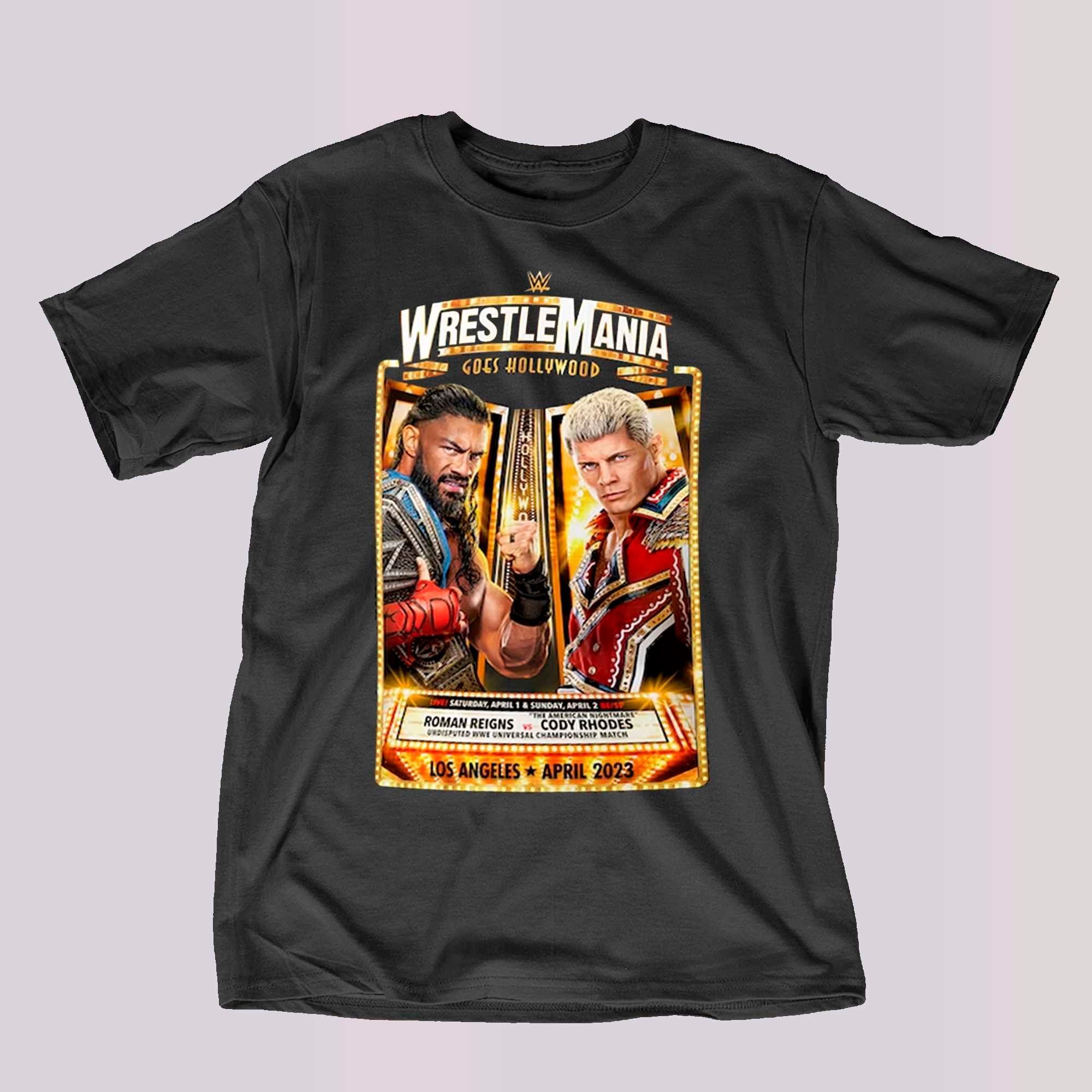 wwe wrestlemania t shirts