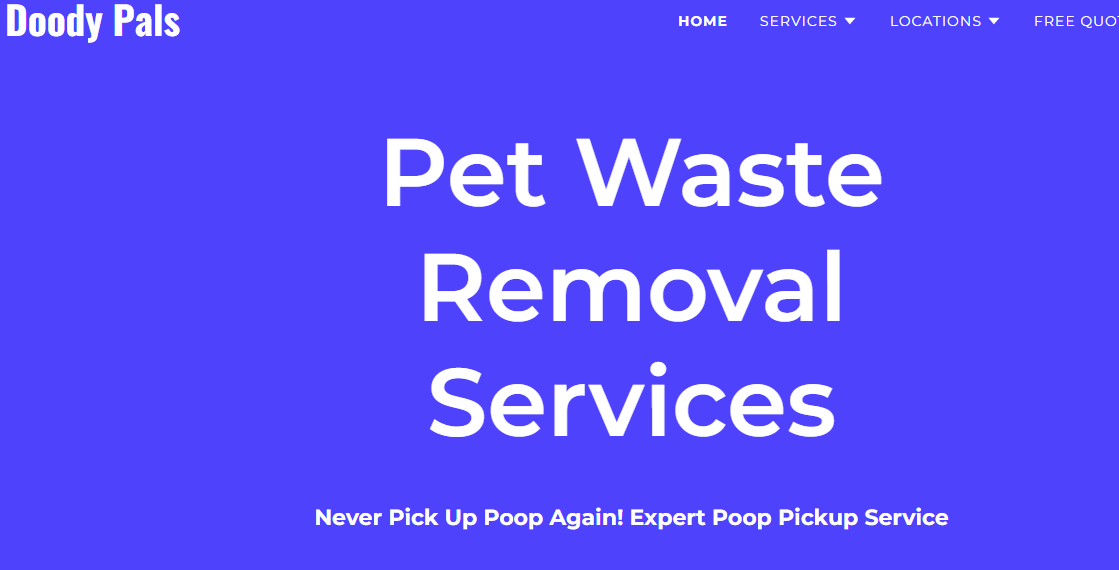 Dog Poop Service by Doody Pals on Dribbble