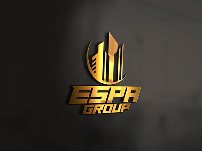 ESPA Group Logo 3d branding design graphic design illustration logo typography vector