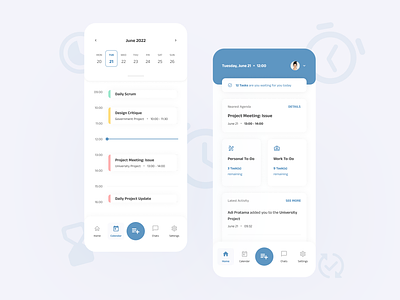 Daily Activity - Schedule, Task, Productivity action activity alarm apps busy date design freelance full time management part time productivity project schedule sprint task time to do ui ux