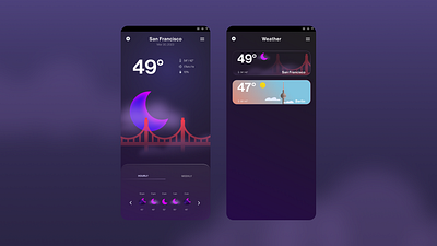 Weather App Concept design graphic design ui