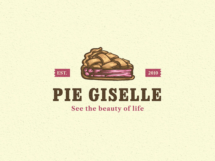 Pie Giselle | Vintage Logo by Ilustrashyen on Dribbble