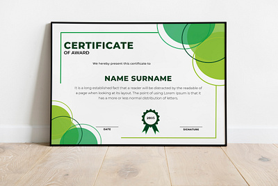 Appreciation Certificate achievement certificate apparel appreciation branding certificate design graphic design illustration typography vector