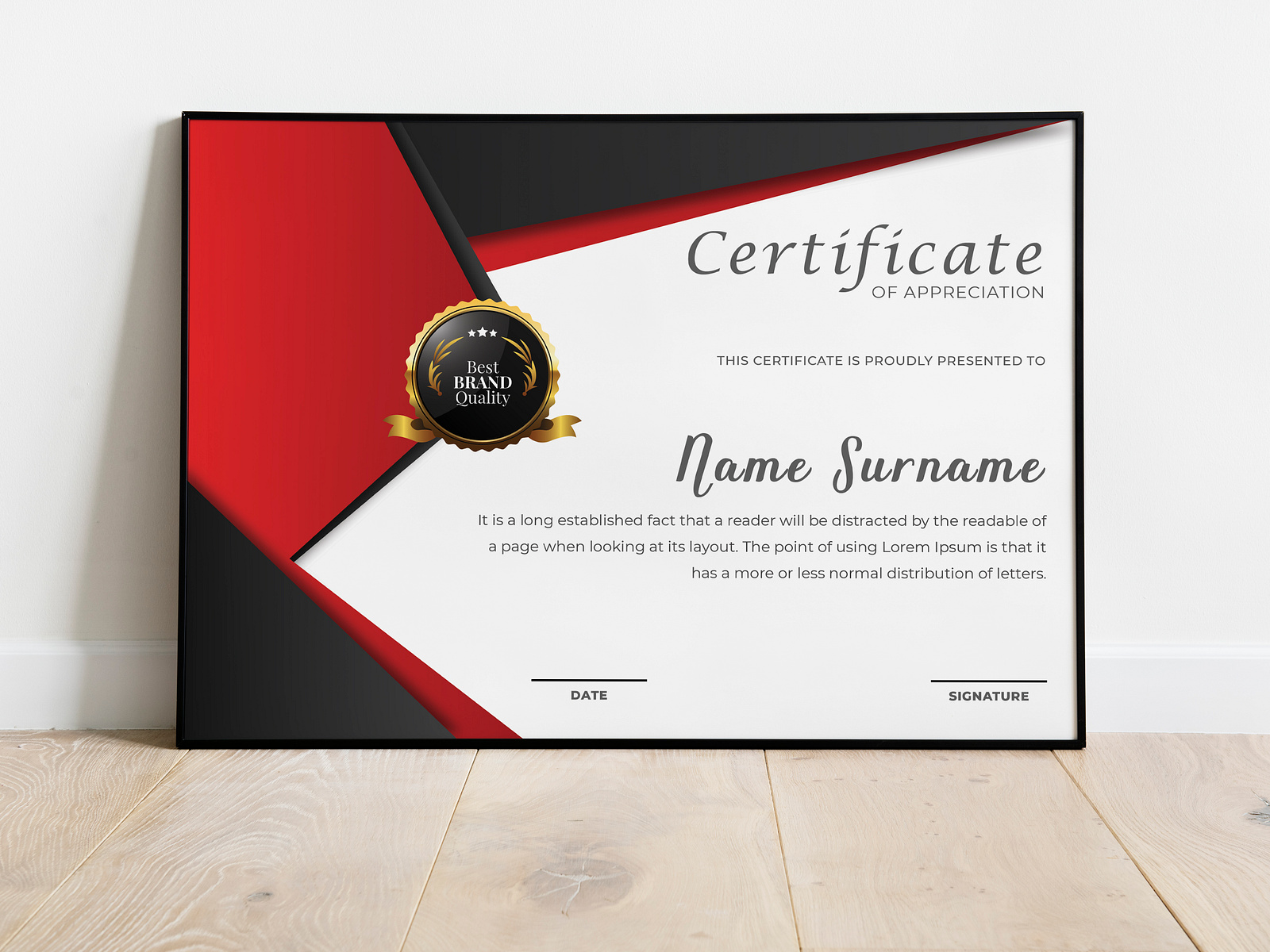 Appreciation Certificate by Digital IT 247 on Dribbble