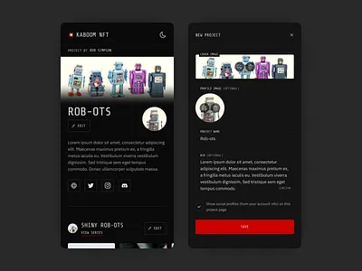KNFT Project Mobile nft