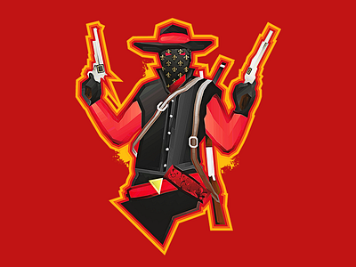 Red Dead Online colour emblem games logo rdr twitch vector xbox