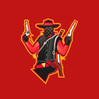 Red Dead Online colour emblem games logo rdr twitch vector xbox