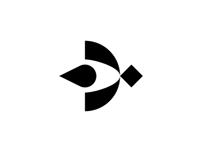 Bird bird black and white branding design icon identity illustration logo minimal modern nature simple sky symbol unique