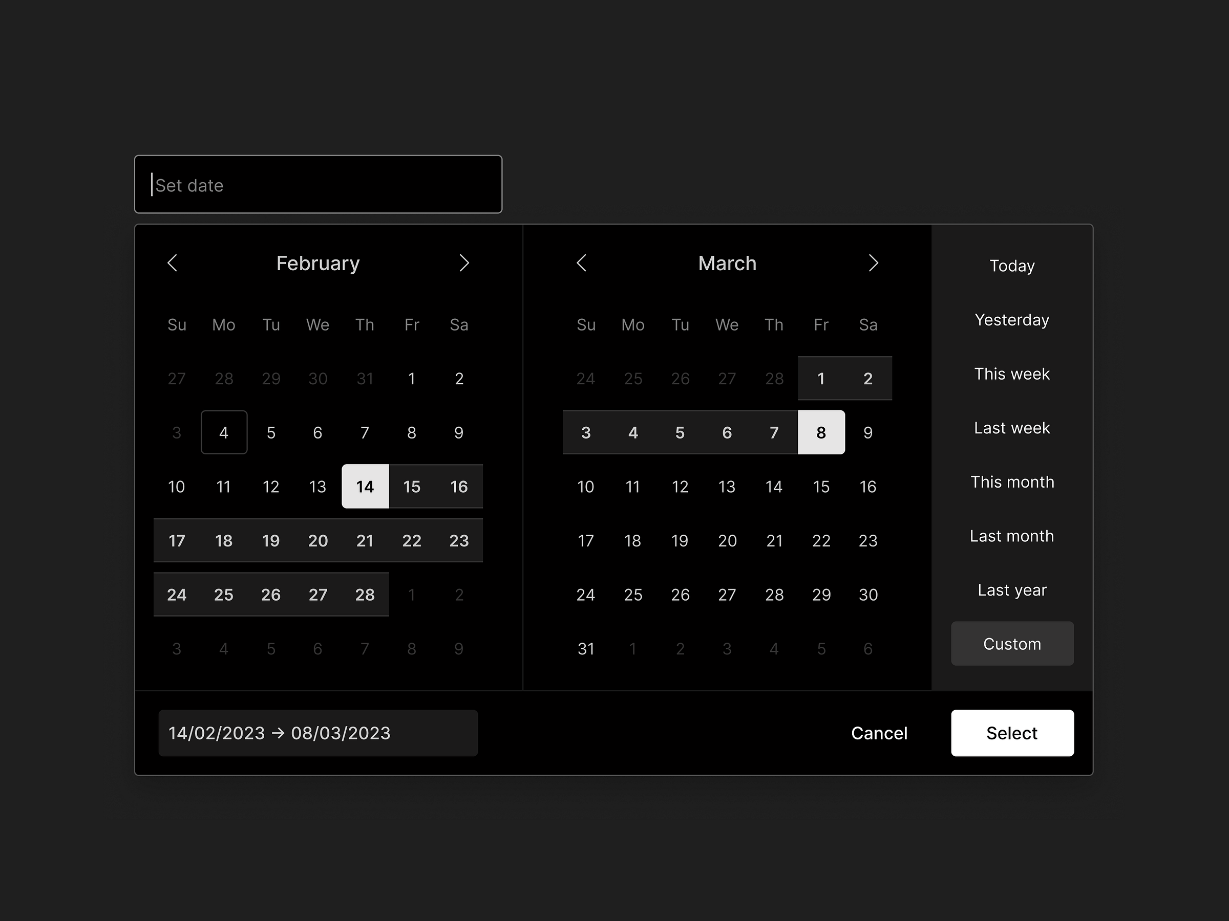 date-range-component-by-farizpie-on-dribbble