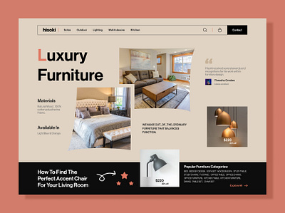 Furniture Design animation design furniture graphic design illustration motion graphics template vector website