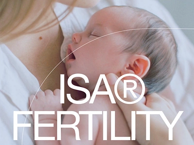 ISA Fertility animation baby brand identity corporate identity health health tech kid line madeinwebflow maternity medicine minimalistic logo parenting pregnancy redis surrogacy typography web design webflow