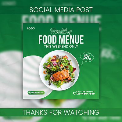 Vegetable Social media / Instagram Post Design 50off agrafixer branding design fastfood food foodmenue foodsale graphic design healthy instagrampost