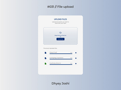 Day 031 - File upload 031 branding community dailyui design figma fileupload illustration logo mobile ui ux website