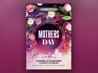 Mothers Day Flyer design download flyer graphic design graphicriver love loving mom mommy mother mothers day flyer poster psd romance roses template valentine valentine flyer