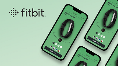 Fitbit - UI Design design figma graphic design product card ui