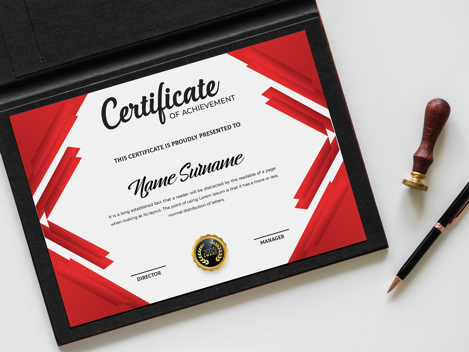 Achievement Certificate by Harris Pranto on Dribbble