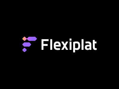 Flexiplat - abstract F lettermark ai artificial inteligence branding data f geometric identity logo mark modern payment symbol tech