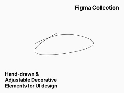 Abstract Shape, Decoration or Scribble for a Website or UI #001 abstract app decoration doodle figma hand drawn highlight landing page scribble shape sketch text underline ui ui design ui ux underline ux web webdesign website