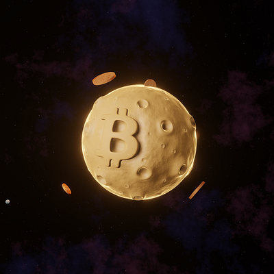 Bitcoin planet 3d animation bitcoin coin crypto cryptocurrency design eevee ethereum illustration illustrator motion motion graphics planet space vector web web design