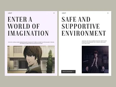 Portfolio design minimal minimalist ui