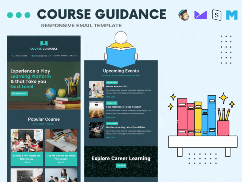 Course Guidance – Responsive Email Template online email builder