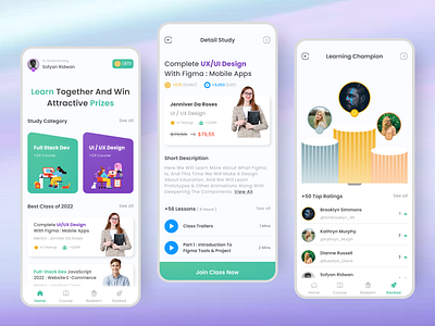 Course Learn - Mobile Apps course course apps course mobile course mobile apps e learning e learning apps figma learning learning apps learning mobile apps mobile app mobile apps mobile learning ui