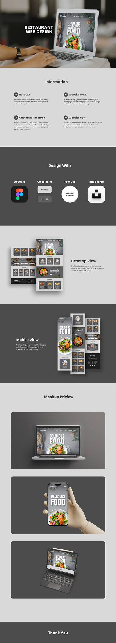 Restaurant Website and Mobile Design branding design graphic design mobile restaurant ui ux web design