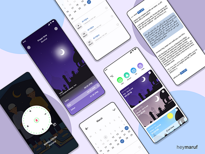 Namaj Mobile app/ App UI figma design mobile app design ui ux xd design