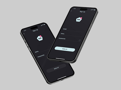 Sign Up for Mobile Navigation App app branding design iphone app design ui ui design ui kit