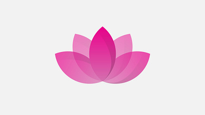Lotus 3d logo creative design illustration logo logo design logodesign logos logotype lotus lotus logo plant