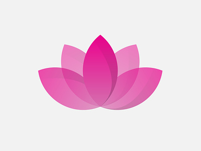 Lotus 3d logo creative design illustration logo logo design logodesign logos logotype lotus lotus logo plant