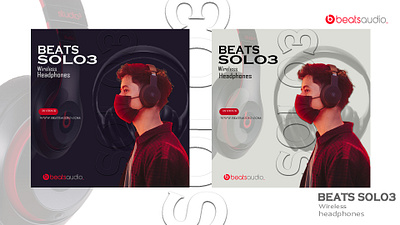 Beats solo3 graphic design