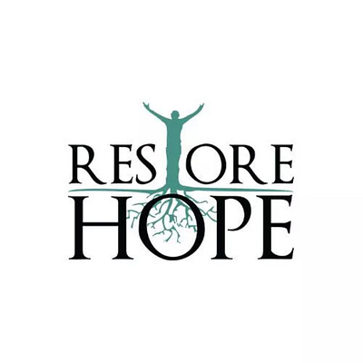 Restore Hope Logo Design app branding design graphic design illustration logo typography ui ux vector