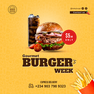 Burger And a chilled drink (Promo sale) branding graphic design
