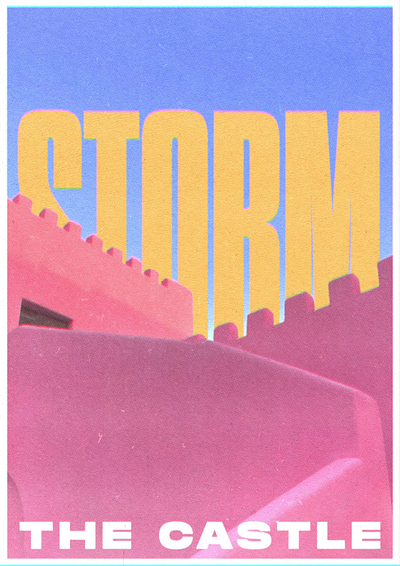 Animated Poster "Storm the Castle" after effects animated poster animation motion graphics poster unsplash