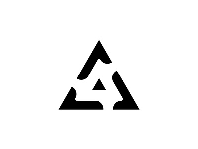 Triangle of triad brand identity branding design graphic design hand logo logo inspiration logodesign logomark mark minimal minimal logo minimal logo design symbol triangle