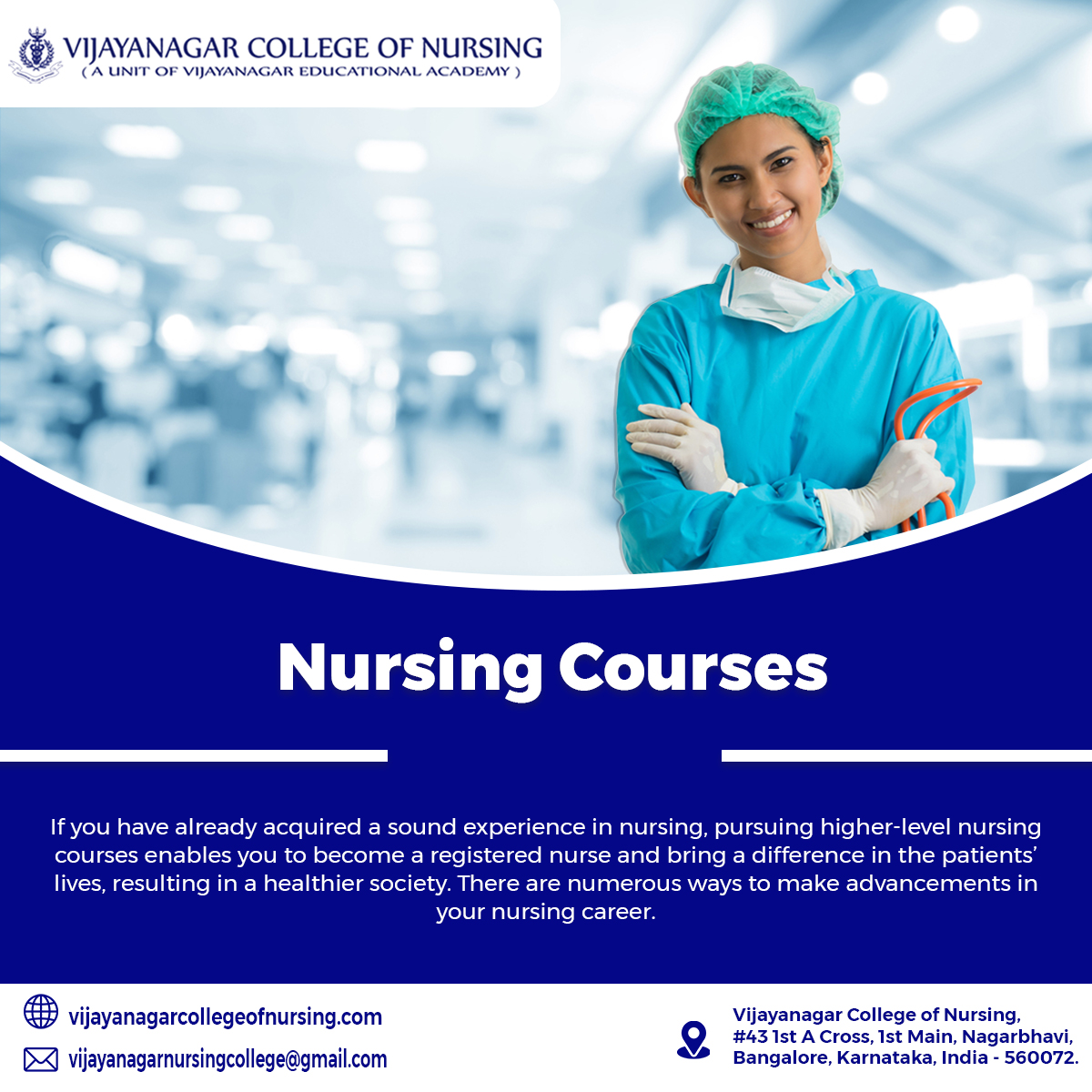 Nursing Course In Bangalore - Vijayanagar College Of Nursing By ...