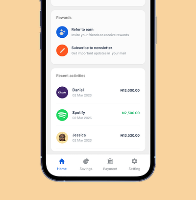 Finance mobile app app design figma ux